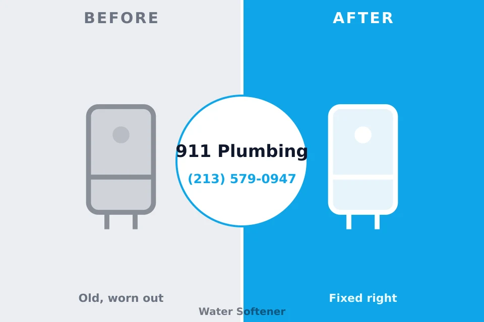 Before and after: plumbing company Greenville, TX